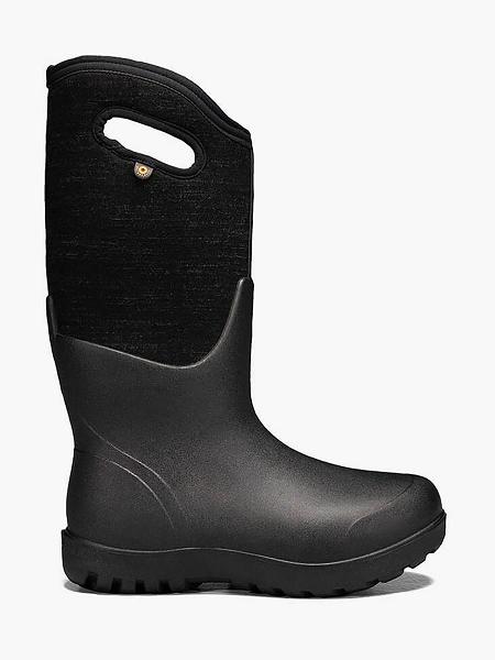 BOGS Boots Deutschland - Neo-Classic Tall Melange Winterstiefel Damen Schwarz Multi DE93120